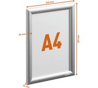 Marco plegable de aluminio DURABLE, formato A4