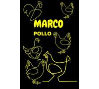 Marco Pollo - Quaderno a Punti: Divertente taccuino puntinato per appunti, schizzi e creatività