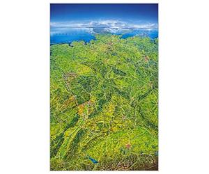 MARCO POLO Das Große Deutschland Panorama: Plano in Hülse (100 x 150 cm) 1:600000