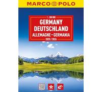MARCO POLO Reiseatlas 2025/2026 Deutschland 1:300.000: Straßenatlas und Autoatlas mit Europa in 1:4,5 Mio. Spiralbindung (Marco Polo Atlassen)
