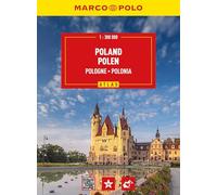 MARCO POLO Reiseatlas Polen 1:300.000: Straßenatlas und Autoatlas mit Europa in 1:4,5 Mio. Spiralbindung