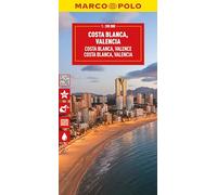 MARCO POLO Reisekarte Costa Blanca 1:200.000: Valencia, Alicante, Murcia - Straßenkarte und Autokarte mit sehenswerten Strecken, Highlights und digitaler Erweiterung (Marco Polo Maps)