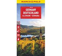 MARCO POLO Reisekarte Deutschland 1:800.000: Straßenkarte und Autokarte mit sehenswerten Strecken, Highlights und digitaler Erweiterung (Marco Polo Maps)