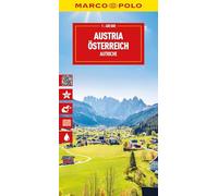 MARCO POLO Reisekarte Österreich 1:400.000: Straßenkarte und Autokarte mit sehenswerten Strecken, Highlights und digitaler Erweiterung (Marco Polo Maps)