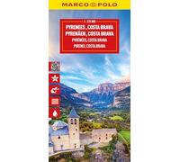 MARCO POLO Reisekarte Pyrenäen, Costa Brava 1:275.000: Baskenland, Navarra, Aragon, Andorra, Katalonien