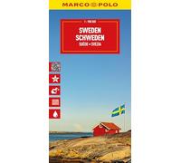 MARCO POLO Reisekarte Schweden 1:900.000: Straßenkarte und Autokarte mit sehenswerten Strecken, Highlights und digitaler Erweiterung (Marco Polo Maps)
