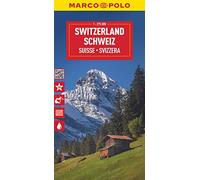 MARCO POLO Reisekarte Schweiz 1:275.000: Straßenkarte und Autokarte mit sehenswerten Strecken, Highlights und digitaler Erweiterung (Marco Polo Maps)
