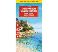 MARCO POLO Reisekarte Spanien, Portugal 1:1 Mio.: Andorra - Straßenkarte und Autokarte mit sehenswerten Strecken, Highlights und digitaler Erweiterung (Marco Polo Maps)
