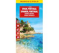 MARCO POLO Reisekarte Spanien, Portugal 1:1 Mio.: Andorra - Straßenkarte und Autokarte mit sehenswerten Strecken, Highlights und digitaler Erweiterung (Marco Polo Maps)