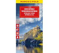MARCO POLO Reisekarte Tschechische Republik 1:350.000: Straßenkarte und Autokarte mit sehenswerten Strecken, Highlights und digitaler Erweiterung (Marco Polo Maps)