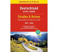 MARCO POLO Straßen & Reisen 2027/2028 Deutschland 1:300.000: Straßenatlas und Autoatlas mit Alpen 1:750.000, Europa 1:4,5 Mio. Spiralbindung