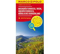 Marco Polo Wegenkaart 01 Niederösterreich, Oberösterreich: Wegenkaart Schaal 1 : 200.000