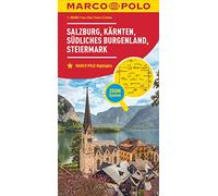 Marco Polo Wegenkaart 02 Salzburg, Karinthië: Wegenkaart Schaal 1 : 200.000