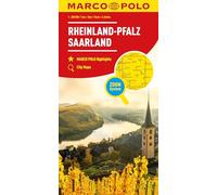 Marco Polo Wegenkaart 10 Rheinland-Pfalz / Saarland: Wegenkaart Schaal 1 : 200.000