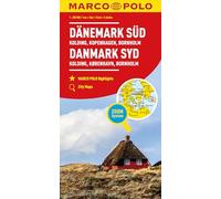 Marco Polo Wegenkaart Denemarken Zuid, Kopenhagen: Wegenkaart Schaal 1 : 200.000