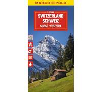 MARCO POLO Reisekarte Schweiz 1:275.000: Straßenkarte und Autokarte mit sehenswerten Strecken, Highlights und digitaler Erweiterung (Marco Polo Maps)