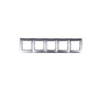 Marco Premium 5 velocidades plata mate/para Simon 54 DRK5/43