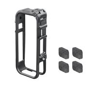 Marco Protector Adecuado para Insta360 X4 Air Cámara de Marco de Expansión Multifunción Soporte de Montaje Cubierta Protectora de PC Accesorios de Cámara (Black)