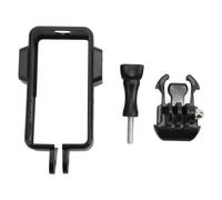 Marco protector compatible con actividades acuáticas para DJI Action 2, carcasa a prueba de golpes y caídas con interfaz de zapata fría y botón