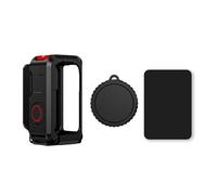 Marco protector de metal para conejos para cámara deportiva con base de liberación rápida y jaula de conejos de montaje de zapata fría