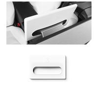 Marco protector de pantalla para Tesla Model 3 Highland 2024, marco protector de pantalla de control central, cubierta protectora de silicona, accesorio interior de coche (blanco)