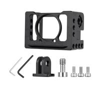 Marco protector para cámara RX0 II que ofrece opción de montaje para vloggers y aventureros profesionales de fotografía