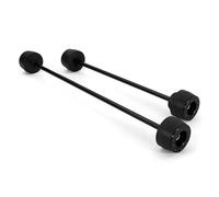 Marco Protectores De Horquilla para Eje Delantero Y Trasero Motocicleta para Aprilia RSV4 RF RR R Tuono V4 2009-2022 Barras Choque(Negro)