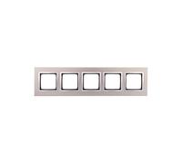 kontakt-simon Simon 54 Nature 5902787849610 DRN5/79 - Placa metálica Satinada (5 vías)