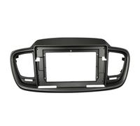 Marco Radio 9/10, 1 Pulgadas, 2 DIN, Radio Estéreo Coche DVD Panel Salpicadero Placa Embellecedora Marco para KIA para Sorento 2015-2018 Reacondicionamiento Kit Montage Autoradio