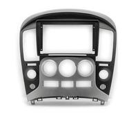 Marco Radio 9 Pulgadas para Hyundai H1 H-1 para Starex para I800 para ILoad para IMax 2007-2015 Dash Kit Adaptador Consola Facia Panel Radio Fascia Panel Estéreo(Manual AC)