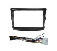 Marco Radio Adaptador para SsangYong para Tivoli Tivolan 15-19 Radio Audio Android Coche Pantalla Grande 9 Pulgadas 2 DIN Fascia Marco Reproductor DVD Conjunto de Panel de Radio(Frame Wire Low)