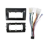 Marco Radio Coche 2DIN GPS DVD Estéreo Panel Instalación Montaje En Tablero Kit Molduras para Toyota para Auris E150 2006-2011 CFCKHPTHAZ(Frame Cable)