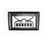Marco Radio Coche 7 A 9 Pulgadas Universal Dos 2 Doble Din | Radio Fascia Estéreo Panel Unidad Principal Marco Montaje Salpicadero Kit Embellecedor Placa Frontal(9 inch A)
