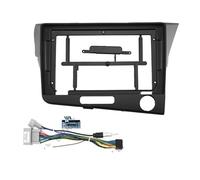 Marco Radio Coche 9 Pulgadas para CRZ para CR-Z 2010-2015 Radio Coche Fascias Android GPS MP5 Reproductor Estéreo 2 DIN Unidad Principal Panel Dash Marco(Frame and Cable RHD)