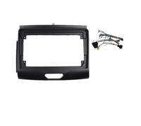 Marco Radio Coche 9 Pulgadas para Ranger 2016-2019 Radio Fascias Android MP5 Reproductor Estéreo 2Din Unidad Principal Marco Panel(Frame Wire B)