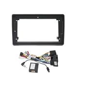 Marco Radio Coche Adaptador Marco Fascia Coche 9 Pulgadas Decodificador Caja CANbus Kit Panel Montaje Radio Android para A4 B7 S4 para RS4 B6 2002-2008(Frame Cable Canbus)