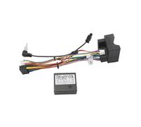 Marco Radio Coche Decodificador Caja Canbus 16 Pines para Seat para Leon Mk2 2005-2012 Arnés Cableado 9 Pulgadas 22,86 Cm Marco Panel Tablero Android(Cable Canbus)