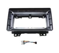 Marco Radio Coche Fascias De Radio 9 Pulgadas 2002-2005 para Fiesta Reproductor Estéreo Android Panel Cabeza 2 DIN Instalación Marco Tablero(with Cable)