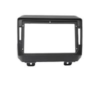 Marco Radio Coche Kit Instalación Panel Salpicadero 2DIN con Marco Adaptador DVD Pantalla Grande De 9" para Car Audio para Jeep para Wrangler para Rubicon