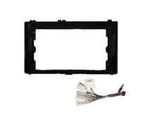Marco Radio Coche Kit Marco Radio Coche 9 Pulgadas para Toyota para Corolla 11 E180 2017 2018 Estéreo GPS Panel Salpicadero Unidad Principal Montaje(FRAMEN AN Cable)
