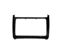 Marco Radio Coche Kit Marco Reequipamiento Panel Tablero Automóvil, Radio Audio, Embellecedor Placa Frontal para VW para Polo 2014-2017(Piano Black)