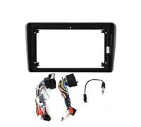 Marco Radio Coche Marco DVD 2 DIN Adaptador Conexión Kits Embellecedor Tablero Panel Facia 9 Pulgadas para Reproductor Radio para A3 2008-2012 Marco Radio para Coche(Canbus Frame)