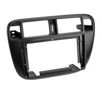 Marco Radio Coche Marco Embellecedor para Radio Estéreo De 9 Pulgadas ABS Negro para Civic EJ EK EM 1995-2001