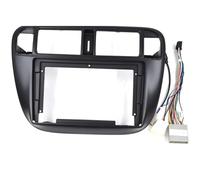 Marco Radio Coche Panel Radio Fascia 9 Pulgadas para Civic 2000 2001 Kit Instalación Consola Embellecedor Placa Biselada Reproductor Android Marco Radio para Coche(Right-Cord)