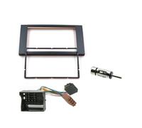 Marco Radio Coche para Ford para Transit para Focus Kit Ajuste Fascia Estéreo Doble DIN Adaptador Cableado Envolvente Panel Facia Audio Interior