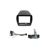 Marco Radio Coche para Hyundai para Tucson para IX35 2010-2015 9/10.1 Panel Radio DVD Salpicadero Kit Instalación Adaptador Marco Consola Embellecedor(IX35 10inch)