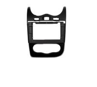 Marco Radio Coche para SANDERO 2013 10,1 Pulgadas Radio Coche Fascias GPS MP5 Reproductor Estéreo 2Din Unidad Principal Panel Marco Tablero(Only Frame)