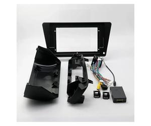 Marco Radio Coche Radio 10 Pulgadas para BAIC para Senova X25 2015-2017 Decodificador Android Dash Kit Panel Ajuste Radio Coche Reproductor DVD Marco Fascias(Frame Cable Canbus)