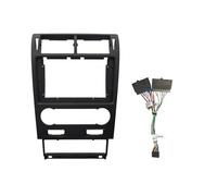 Marco Radio Coche Radio 2 DIN 9 Pulgadas para Ford para Mondeo 3th 2004 2005 2006 2007 Android Radio Fascia Especial Kit Marco Panel DVD Reacondicionamiento(Frame-2-cable-B)