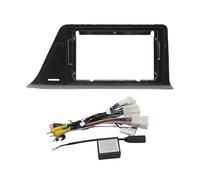 Marco Radio Coche Radio Coche 9 Pulgadas 15 Cm con Android GPS MP5 Reproductor Estéreo Unidad Principal 2 DIN Marco Tablero para Toyota CHR C-HR 2016-2020(Farme Cable RHD 15CM)